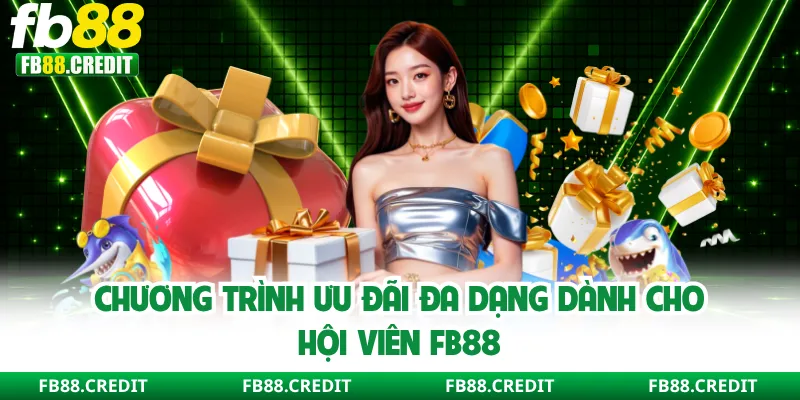 Chương trình ưu đãi đa dạng dành cho hội viên FB88